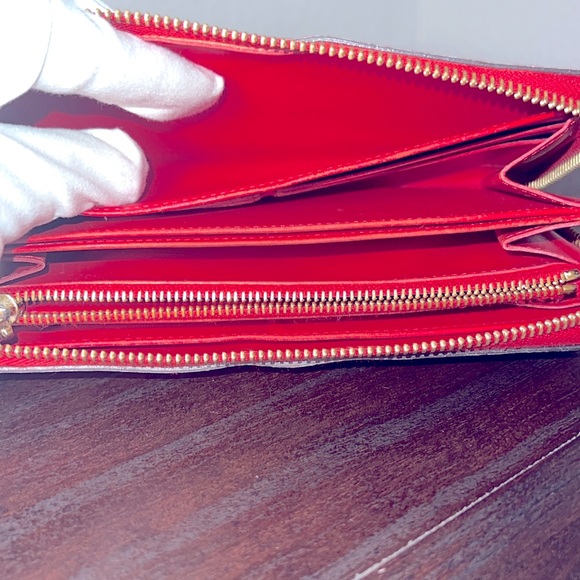 LV LIMITED EDITION LOUIS VUITTON SWEET MONOGRAM VERNIS ZIPPY WALLET- AS IS - Picture 12 of 15